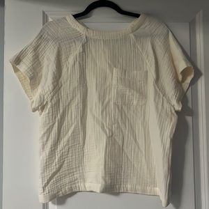 Madewell short sleeve Do Well top